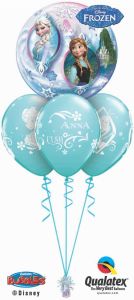 Helijeva balonska dekoracija Bubble Frozen