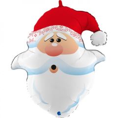 Shape Curious Santa Head folija balon