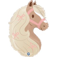 Maxi Boho Pony head folija balon 41x58 cm