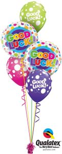 Helijeva balonska dekoracija Good Luck