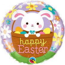 Standard Happy Easter Bunny folija balon