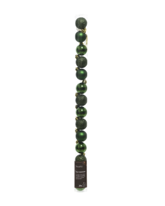 PVC zelene kroglice 3 cm, 14kosov