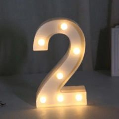 Svetleča Številka 2 - 22cm