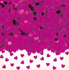  Sparkle Hearts Hot Pink konfetki