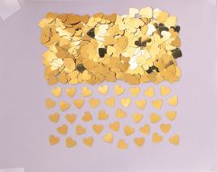  Sparkle Hearts Gold konfetki