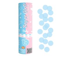 Confetti strelec Boy or Girl Blue papers