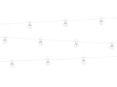 LED decorative lights white 5m