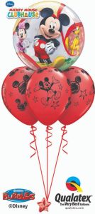 Helijeva balonska dekoracija Bubble Mickey & Frends