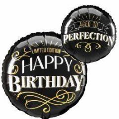 Standard Better With Age Black folija balon