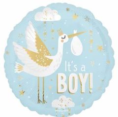 Standard Satin Special Delivery Baby Boy folija balon