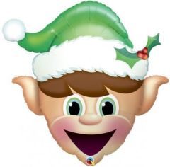 Maxi Xmas Elf head folija balon