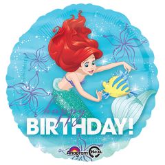 Standard Ariel Dream Big Happy Birthday folija balon