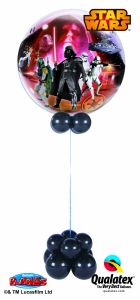 Helijeva bubble balonska dekoracijaStar Wars