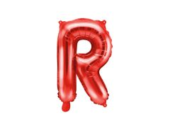 Mini folija balon črka R Red