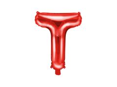 Mini folija balon črka T Red