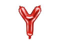 Mini folija balon črka Y Red