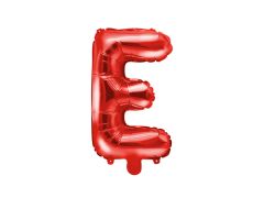 Mini folija balon črka E Red