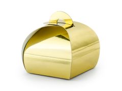 Boxes gold 6x6x5,5 cm 10/1