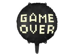 Standard Gamer Over black folija balon