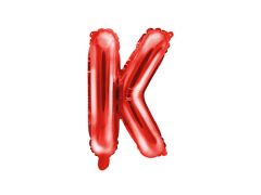 Mini folija balon črka K Red