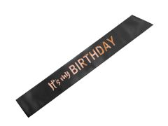 Lenta It's my birthday black 79x9.4cm