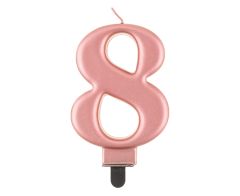 Rose Gold svečka 8