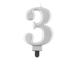Silver svečka 3