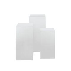 Metalna stojala kockasta white 3/1 60,75,90 cm 