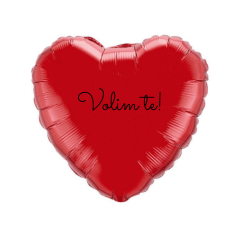 Mini Volim te folija balon na palčki