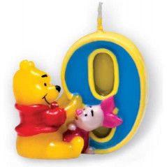 Winnie the pooh svečka 9