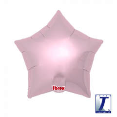 Ibrex Zvijezda Metallic Light Pink folija balon