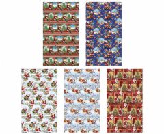 Dekorativni papir dedek Mraz 200x70 cm (1 arak)