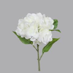 Umetna Hortenzija bela "real touch" 31 cm 1 kos