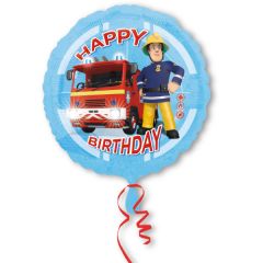 Standard Fireman Sam Happy Birthday folija balon
