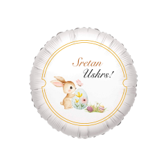 Standard Sretan Uskrs folija balon