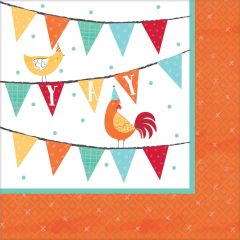 Barnyard Birthday servieti 25x25cm