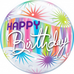 Bubble Bday Sorbet Starblast pvc balon