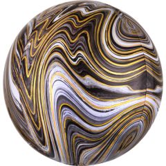 Orbz Marblez Black folija balon
