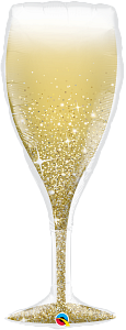 Maxi Golden Bubbly Wine folija balon