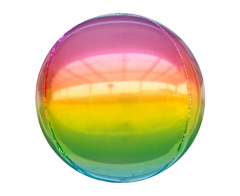 Orbz Sphere Shape Rainbow folija balon