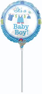 Mini Shower with Love Boy folija balon na palčki