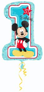 Maxi Mickey 1st Birthday folija balon