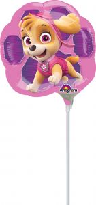 Paw Patrol Skye & Everest folija balon na palčki