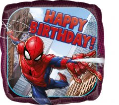 Standard Spider-Man Happy Birthday folija balon