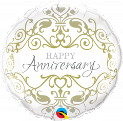 Standard Happy Anniversary Classic folija balon