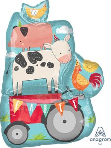 Maxi Barnyard Birthday folija balon