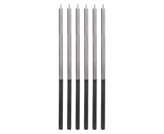 Birthday Platinum svečke silver