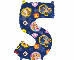 Mid size Paw Patrol Številka 5 folija balon