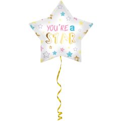 Standard You're a Star white folija balon