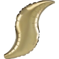 Standard Curve Satin Gold folija balon